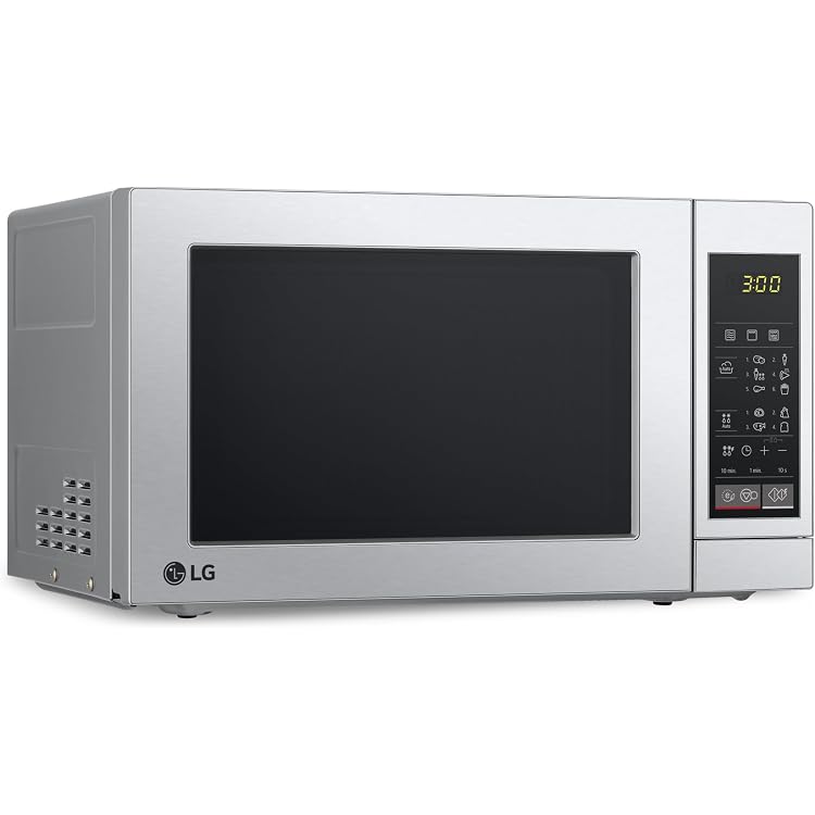 LG MH 6044 V Mikrowelle (700 W, 20 L Garraum, Grill, Edelstahl 