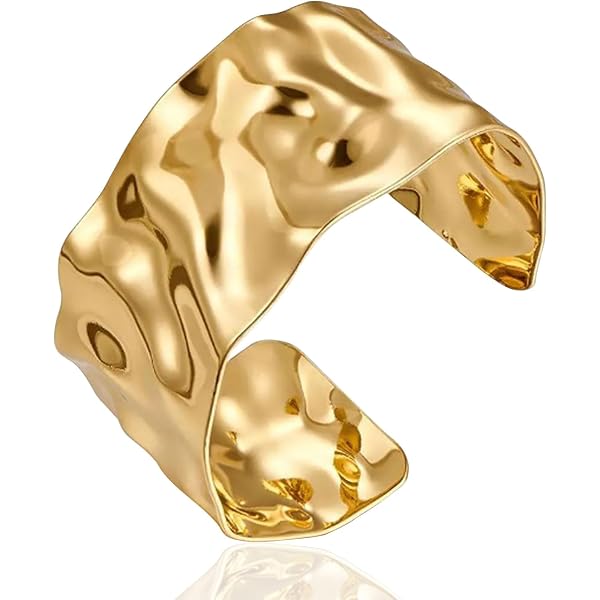 Resweky Bracelet Manchette Déclaration Femme – Bijoux Ouvert Bohème Vintage Élégant