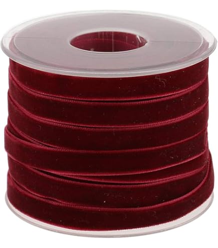 NBEADS 50m Nastro in Velluto A Faccia Singola, 3mm di Larghezza Nastro di Raso Nero Nastro di Velluto di Poliestere per Girocollo Regalo di Nozze Fiocchi per Capelli Decorazione Natalizia per La
