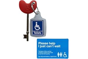 TRUMED Red Radar Key with 1 Key Ring and 1 Card – with Just Can't Wait' Card