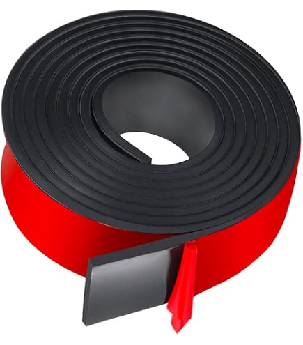 Profilé Caoutchouc Plein EPDM 50x3 Mm – Rouleau 3 M Autocollant – Joints, Isolation, Anti-vibration