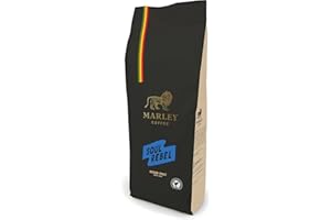 Marley Coffee Medium Roast Coffee Beans 1kg - Soul Rebel Blend - Frrom The Family Of Bob Marley - Rainforest Alliance Certified - For All Coffee Machines - Strength 3