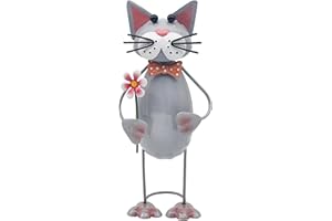 L & P HOME & GIFTS Lesser & Pavey Bright Eyes Cat By Bright Eyes Home Decor Figurines & Ornaments For Home & Office | Decorative Accessories Statues For Indoor & Outdoor | Lovely Gifts for Women & Men