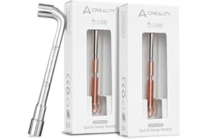 ALADRS Creality K1C Lot de 2 buses Unicorn de 0,4 mm avec frein à chaleur en alliage de titane et buses pour K1C, Ender-3 V3, Ender 3 V3 Plus