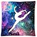 Buythecase Unique Fashion Design two sides print Satin fabric Gymnastic Galaxy Throw Pillow Cover(size 45 CM X 45 CM)