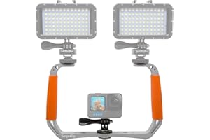 Suptig Platforma do nurkowania, kamera sportowa kompatybilna z Gopro Hero 13 12 11 10 9 8 7, DJI Osmo, Insta 360, Olympus TG, telefonem i innymi kamerami akcji