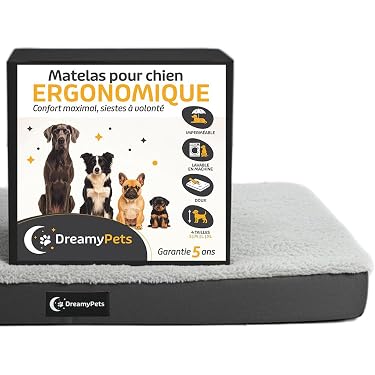 Lit Pour Chien Taille Moyenne 76x54 Cm – Matelas Moelleux Lavable, Fond Antidérapant Rose, Pour Cage Ou Maison