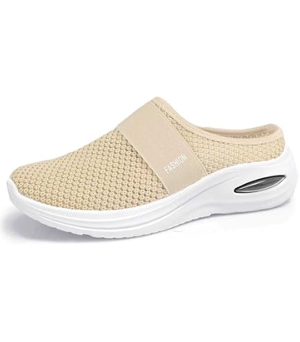 Chaussures Orthopédiques Femme Mules Sabots Respirantes à Coussin D'Air - Confort Pour Diabétiques Et Marche Quotidienne