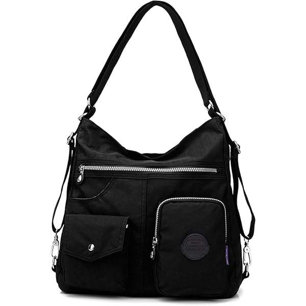 Kumixi Damen Rucksack Umhängetasche 2-in-1 - Multifunktionstasche 38x30x14cm