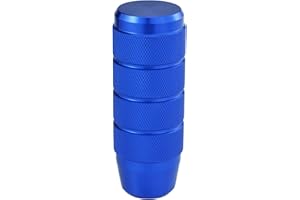 Temzzer Shifter Gear Knob Car Weighted Transmission Shift Stick Lever Handle for Most Manual Automatic Vehicles (Blue)