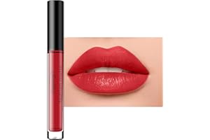 MRINB Encre à Lèvres Liquide Mate, Waterproof No Transfert Rouge à lèvres, Rouge a Levre Mat Longue Tenue, Haut pigmenté Rouge a Levre Mat, Résistant à la Transpiration Maquillage Pour les lèvres