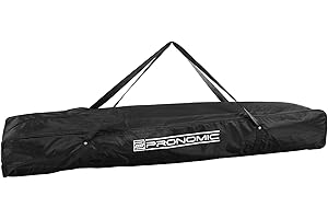 ‎PRONOMIC Pronomic BLT-125 Boxen- und Lichtstativtasche (wasserabweisend, reißfest, leicht zu reinigen, Stabiler Reißverschluss) schwarz