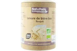 Levure De Biere Revivifiable Bio 200 Gelules Nat&Form