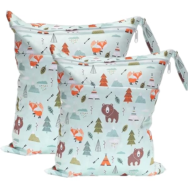 3er Set Wet Bags - Wasserdichte Nasstaschen Für Windeln & Badesachen