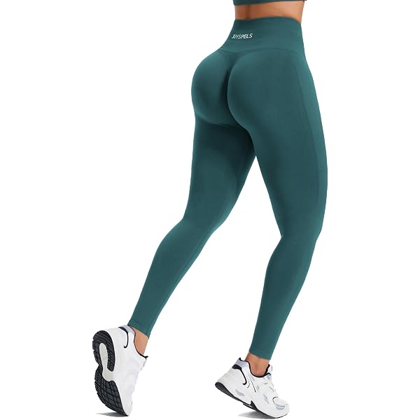 JN JANPRINT Women's Seamless Workout Leggings - Scrunch Butt Lifting With Tummy Control