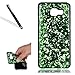 Price comparison product image Galaxy A3 2016 Glitter Case,Galaxy A3 2016 Soft Silicone Case,Leeook Creative Luxury Fashion Bling Glitter Sparkle Gold Foil Design Green Exact Fit Flexible Soft Gel Slim Shock-proof Protective Bumper Silicone Rubber Tpu Shiny Hybrid Case Cover for Samsung Galaxy A3 2016 + 1 x Free Black Stylus-Black+Green