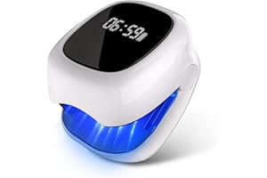 IUHFSIFS Upgrade Nagelpilz Lasergerät Gegen Nagelpilz【Upgrade 4*Blau & 2*Infrarotlicht - Verdoppeln Sie die Behandlung】【Industrie Nr.1 Behandlung - SGS Certified】Nagelpilz Behandlung, Blau