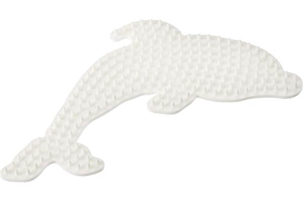 Hama - 300 - Loisir Créatif - Midi Plaque - Dauphin, Blanc