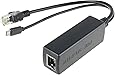 DSLRKIT Active PoE Splitter Power Over Ethernet 48V to 5V 2.4A Micro USB Plug for Raspberry Pi B B+ 2 3