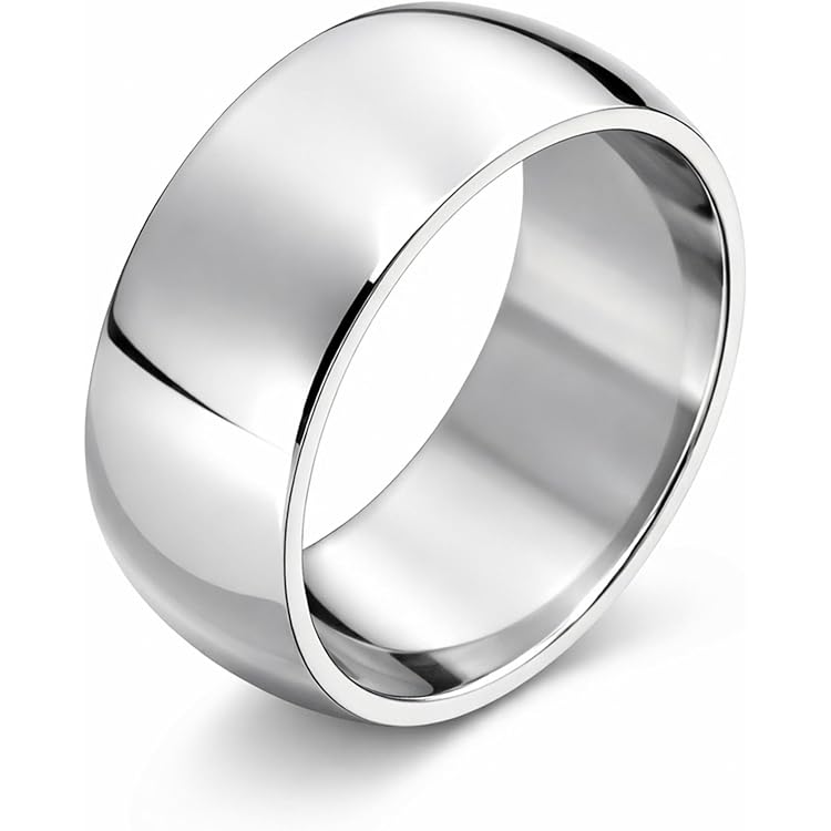 Ferrum | 6 mm D-förmiger Ring aus gebürstetem Edelstahl in Roségold
