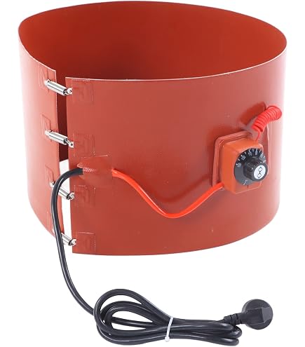 Fassheizung, Industrieller elektrischer Silikon Fassheizer mit Thermostat for 20 200 Liter Fässer(Rotation,30L 900 * 250mm 1200W