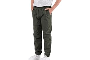 CALBOUNT Kinder Wanderhose wasserdichte Outdoor Trekkinghose Elasticated Waist Jogginghose