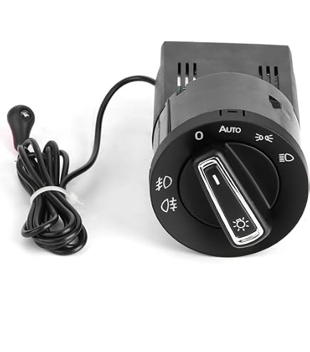 Interruttore Push-pull Per Fari Auto 12V – Universale In Plastica Con Asta Ergonomica, Sostituzione Per Luci E Accessori