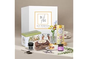 BAYTRADE Afternoon Tea Hamper | Christmas Gifts for Women|40x English Tea and Biscuits Gift Set |Mini Jams Chutneys Clotted Cream Lemon Shortbread Hamper|Food Foodie Gifts| Mothers Day Gifts Her Valentines (3)