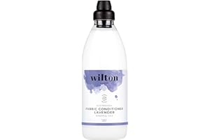 Wilton London Eco-Friendly Fabric Conditioner 40 Washes - Plant-based and Biodegradable Fabric Softner - Packed with Essential Oils - Made in UK - Fresh and Longlasting Lavender Scent - 1 Litre