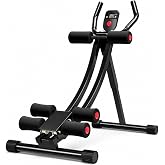 LCD Ekranlı Katlanabilir Mekik Fitness Aleti, Ayarlanabilir Diren&ccedil;li &Ccedil;elik G&ouml;vdeli Sessiz Alman Tasarım Karın Bel Kol Kal&ccedil;a B