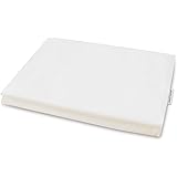 InteVision 400 Thread Count, 100% Egyptian Cotton Bed Wedge Pillowcase; Replacement Cover Designed to Fit the 12" (Height) Version of the InteVision Foam Wedge Bed Pillow (25" x 24" x 12")