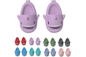 YImoomus Sharklas Originales NiñO, Sharky Chanclas Suela Gruesa Antideslizante, Sharklas Niña Tiburón Verano Zapatillas
