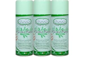 HygienFresh Muschio Talco Note di Pulito Deodorante Spray per Tessuti, Abiti,Tende,divani, Scarpe e in Ambiente 3x400 ml (Muschio Bianco)
