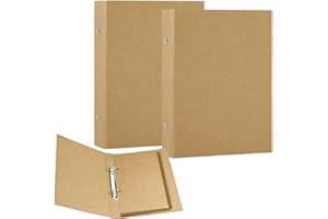 Dzmuero A5 Ring Binder, A5 2 Ring Binder Folder, Ring Binder A5 Refillable, 2 Pieces, AM01846112ZD