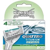 Wilkinson Sword Quattro Titanium Sensitive 2 Yedek Kartuş 1 Paket (1 x 0.100 g)