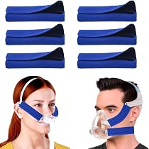 XPEX 1 Pezzi Cpap Pad Per Il Collo Per Le Cinghie Del Supporto, Cuscino Per Collo Cpap, Copricapo Per Maschera Cpap, Collo Per Maschera Per Apnea Del Sonno(Misura Universale