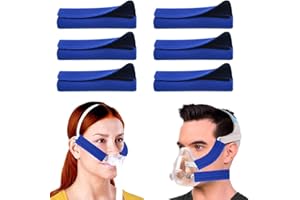 JEYORZY 6-Pack CPAP Headgear Covers, CPAP Strap Comfort Pads, CPAP face Pads, Housses de Sangle CPAP Universel Coussinets Faciaux CPAP Coussinets de Confort pour Sangle