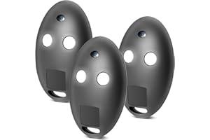 WVOILLTY Telecomando Cancello, 3 pezzi 433 MHz Telecomando Compatibile con BFT MITTO2, 2 canali, Rolling Code per cancelli automatici