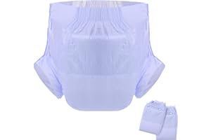 ‎CUTIEPLUSU CutiePlusU Windeln für Erwachsene, trockene Oberfläche, maximale Saugfähigkeit über Nacht, Einweg-Inkontinenzwindel – Lila, 2 Stück (Mittel 28"-38")