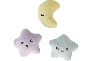 Petstages Toss 'N Twinkle - Juguete para Gatos con Hierba gatera - Pack de 3