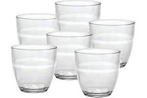 Duralex 1015AB06/6 Lot de 6 verres Transparent 9 cl