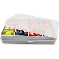 Melii Puzzle Bento Box – 3-Compartment Food Container, 28.6 Oz – 2-Pack In Assorted Colors - View #3