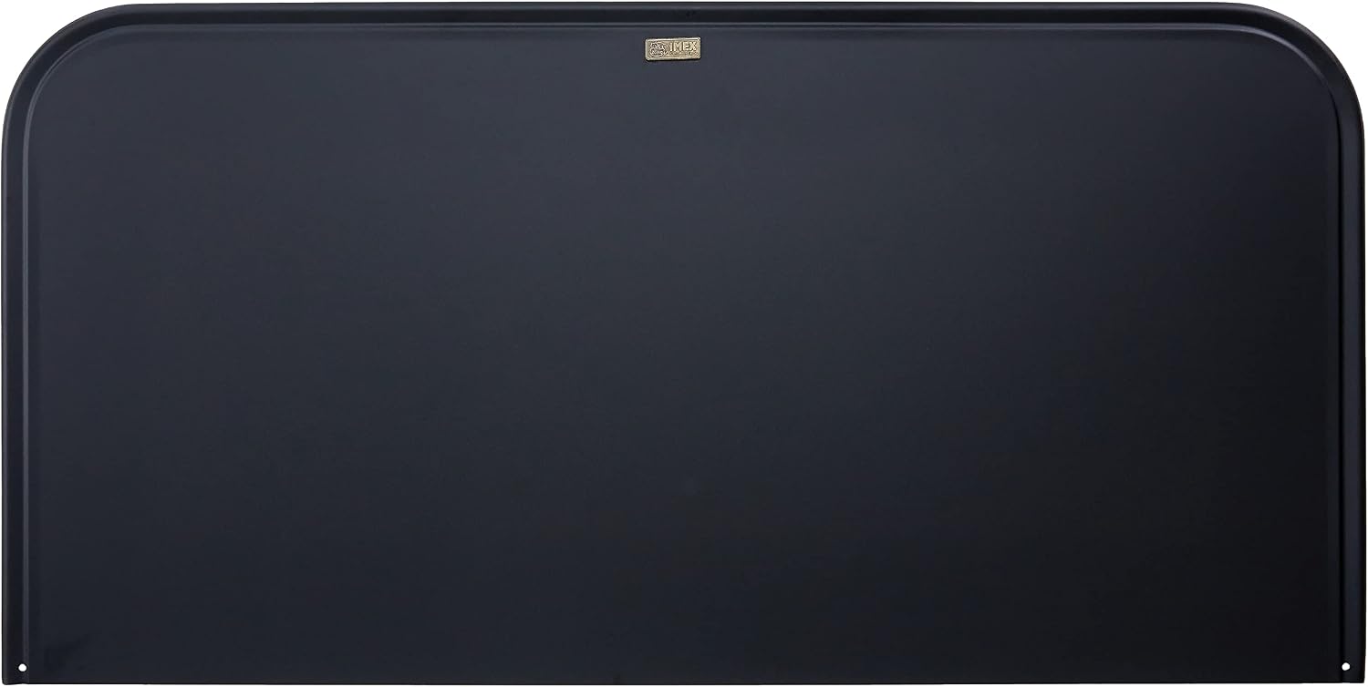 Imex El Zorro – Chapa Chimenea Hierro Negro | 100x50 cm | Hierro Resistente con Acabado Pintado en Negro | Ideal para Proteger Superficies y Evitar Salida de Chispas