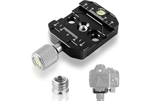 Snabbkopplingsplatta klämma 50 mm för Arca-Swiss, QR-50N Quick Release Plate Clamp, metallklämma universal snabbväxlingsstol
