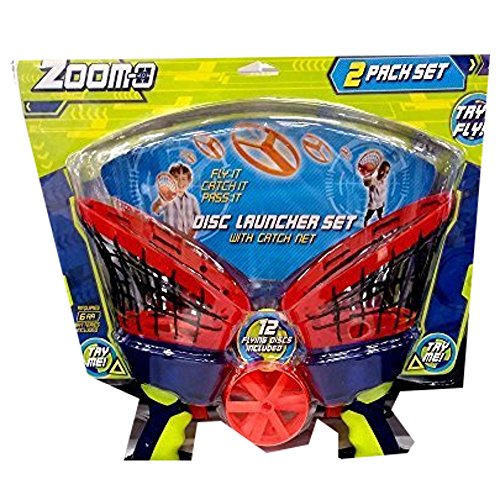 Zoom-O Disc Launcher Set (Colors Vary) by Zoom-O