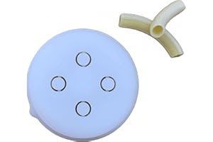 BNN - Avance/Serie 7000 - Macaroni diamètre 10mm épaisseur 1mm - Pasta Disc compatible avec Philips Pasta Maker Avance/Serie 7000