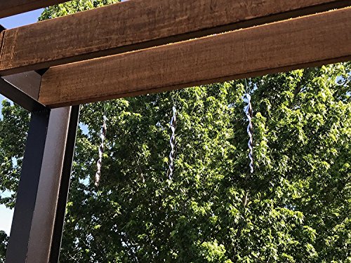 Set von 12- Reflektive Vogelschreck -vogelabschreckende Stäbe- großartige Abwehr um Tauben und andere Schädlinge fernzuhalten - 5