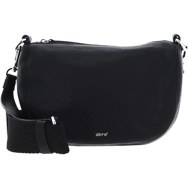 Sac à Épaule Abro By My Side En Cuir Noir - Style Décontracté Et Élégant Pour Femme