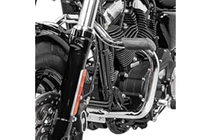 CRAFTRIDE Sturzbügel für Harley Davidson Sportster 1200 Custom 04-20 Mustache chrom