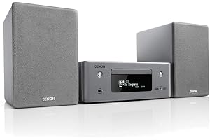 Denon Compact System, HiFi Amplifier, CD Player, Music Streaming, HEOS Multiroom, Bluetooth, WLAN, AirPlay 2, Alexa Compatible, 2 optical TV inputs, DAB+ Radio